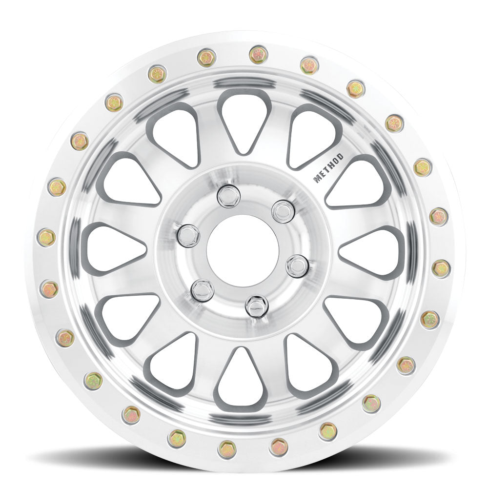 Method MR101 Beadlock 17x9 -12mm Offset 8x6.5 130.81mm CB Raw Machined w/BH-H24125 Wheel main image 0