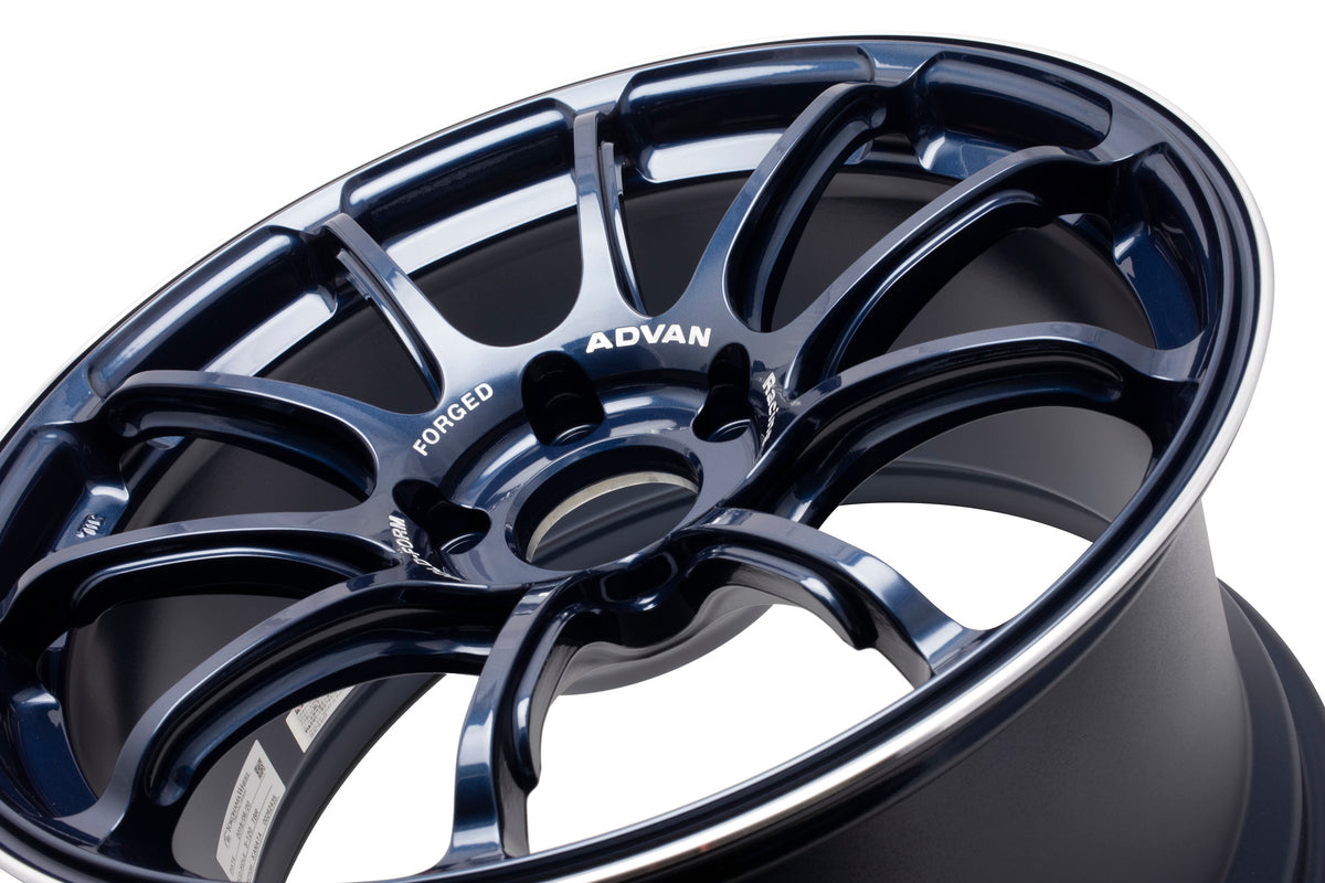 ADVAN RACING RZ-F2 FORGED 18インチ 4本 Advan Racing RZ-F2 Racing Titanium Blue & Ring – Wheels