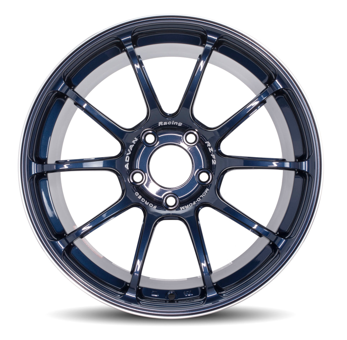 Mozooni884アドバンRZ-F218インチ8j485h/112 Advan Racing RZ-F2 Racing Titanium Blue & Ring – Wheels