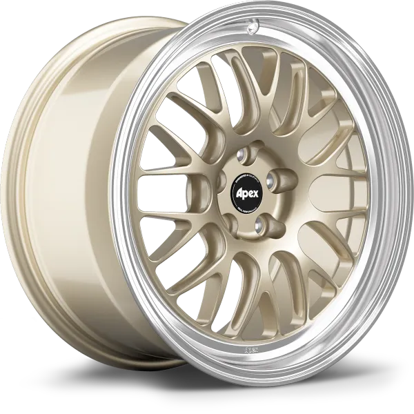 Apex Touring Line Forged ML-10RT Gloss Motorsport Gold - Machined Lip 86/BRZ Fitment