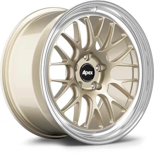 Apex Touring Line Forged ML-10RT Machined Lip Gloss Motorsport Gold Cadillac Fitment