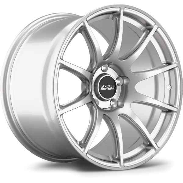 Apex Flow Formed SM-10 Race Silver Ford Fitment