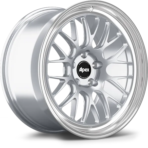 Apex Touring Line Forged ML-10RT Machined Lip Brushed Clear Tesla Fitment