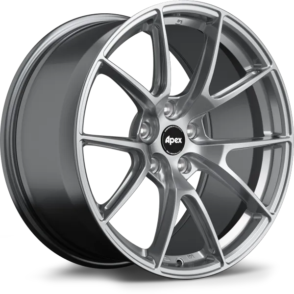 Apex Evolution Line Flow Formed VS-5 Hyper Black Tesla Fitment