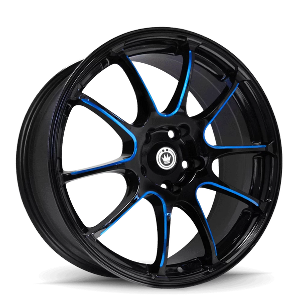 Konig Illusion Gloss Black / Blue Tinted Clearcoat