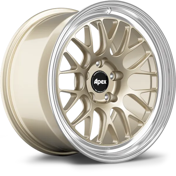 Apex Touring Line Forged ML-10RT Machined Lip Gloss Motorsport Gold VW/Audi Fitment