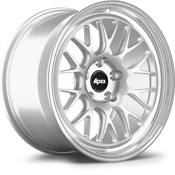 Apex Touring Line Forged ML-10RT Machined Lip Race Silver Cadillac Fitment
