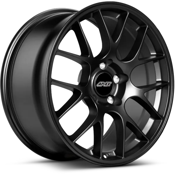 Apex Flow Formed EC-7 Satin Black Chevrolet Fitment
