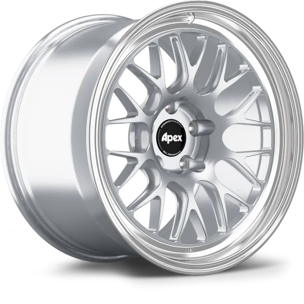Apex Touring Line Forged ML-10RT Machined Lip Brushed Clear Porsche Fitment