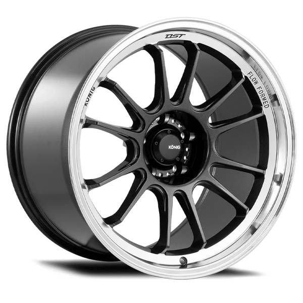 Konig FlowFormed Hypergram Metallic Carbon W/ Machined Lip