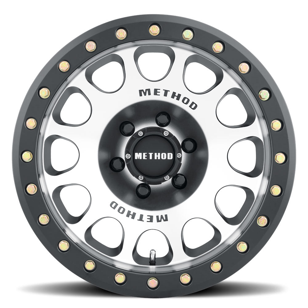Method Race Wheels MR105 Beadlock Machined Matte Black Lip – Wheels ...