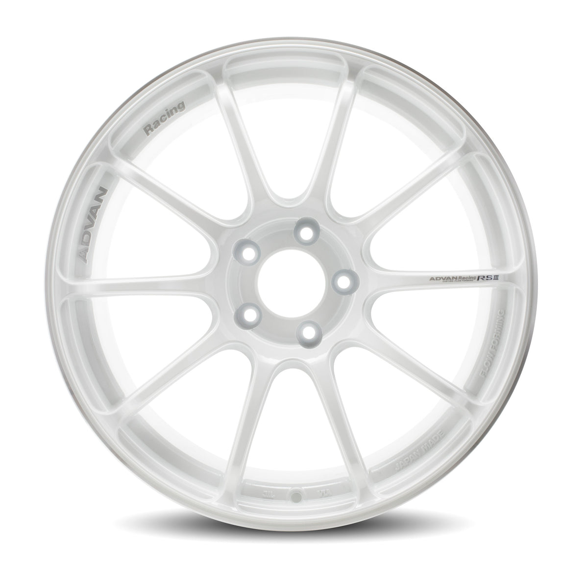Advan Racing RSIII Racing White Metallic & Ring – Wheels Collection Ltd.