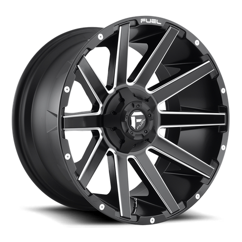 Fuel Off-Road 1-Piece D616 Contra Matte Black Milled