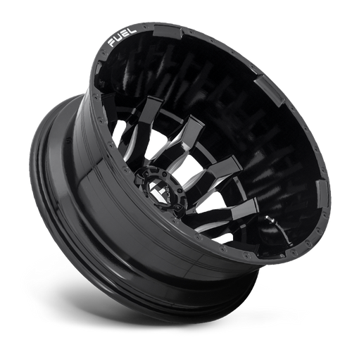 Fuel Off-Road 1-Piece D673 Blitz Gloss Black Milled
