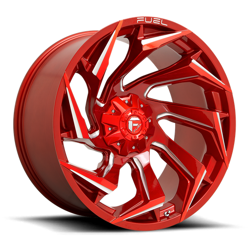 Fuel Off-Road 1-Piece D754 Reaction Candy Red Milled