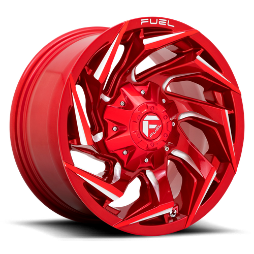 Fuel Off-Road 1-Piece D754 Reaction Candy Red Milled