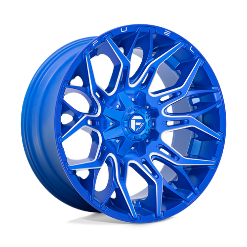 Fuel Off-Road 1-Piece D770 Twitch Anodized Blue Milled