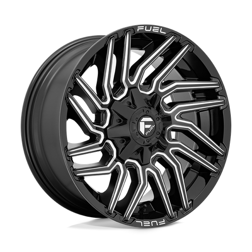 Fuel Off-Road 1-Piece D773 Typhoon Gloss Black Milled