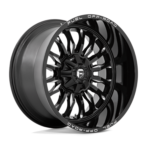 Fuel Off-Road 1-Piece D795 Arc Gloss Black Milled