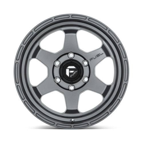 Fuel Off-Road 1-Piece D665 Shok Matte Gun Metal