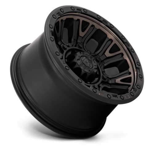 Fuel Off-Road 1-Piece D824 Traction Matte Black With Double Dark Tint