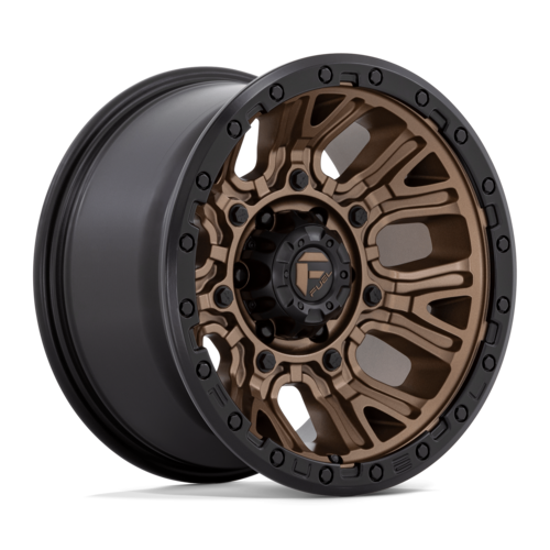 Fuel Off-Road 1-Piece D826 Traction Matte Bronze With Black Ring