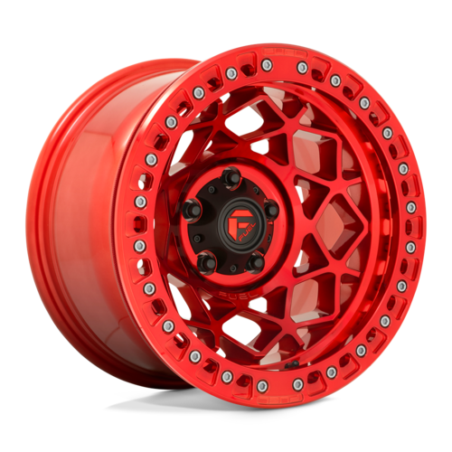 Fuel Off-Road 1-Piece D121 Unit Beadlock Candy Red