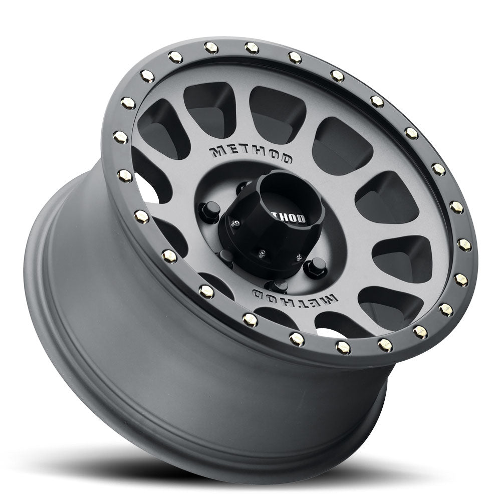 Method Race Wheels MR305 NV Titanium Matte Black Lip