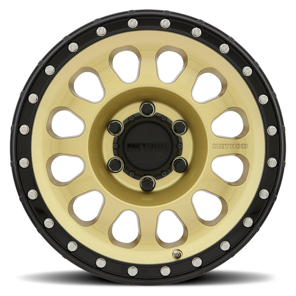 Method Race Wheels MR315 Gold Black Lip