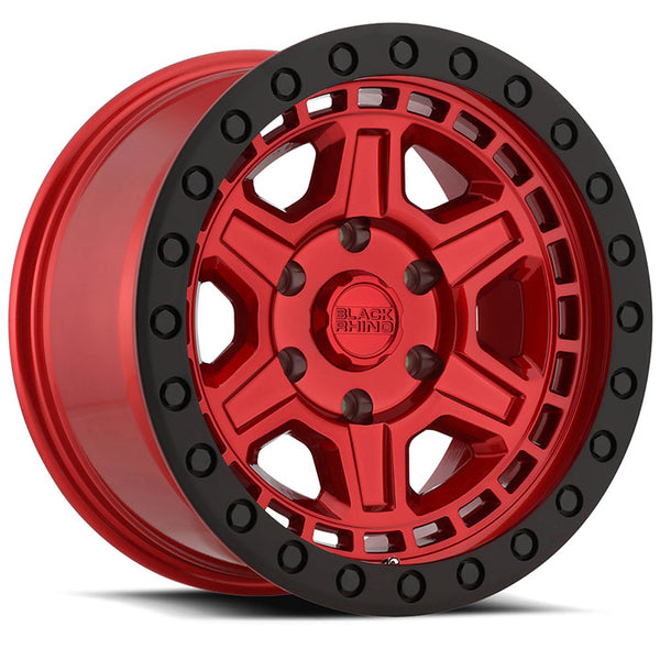 Black Rhino Reno Candy Red w/ Black Ring & Bolts